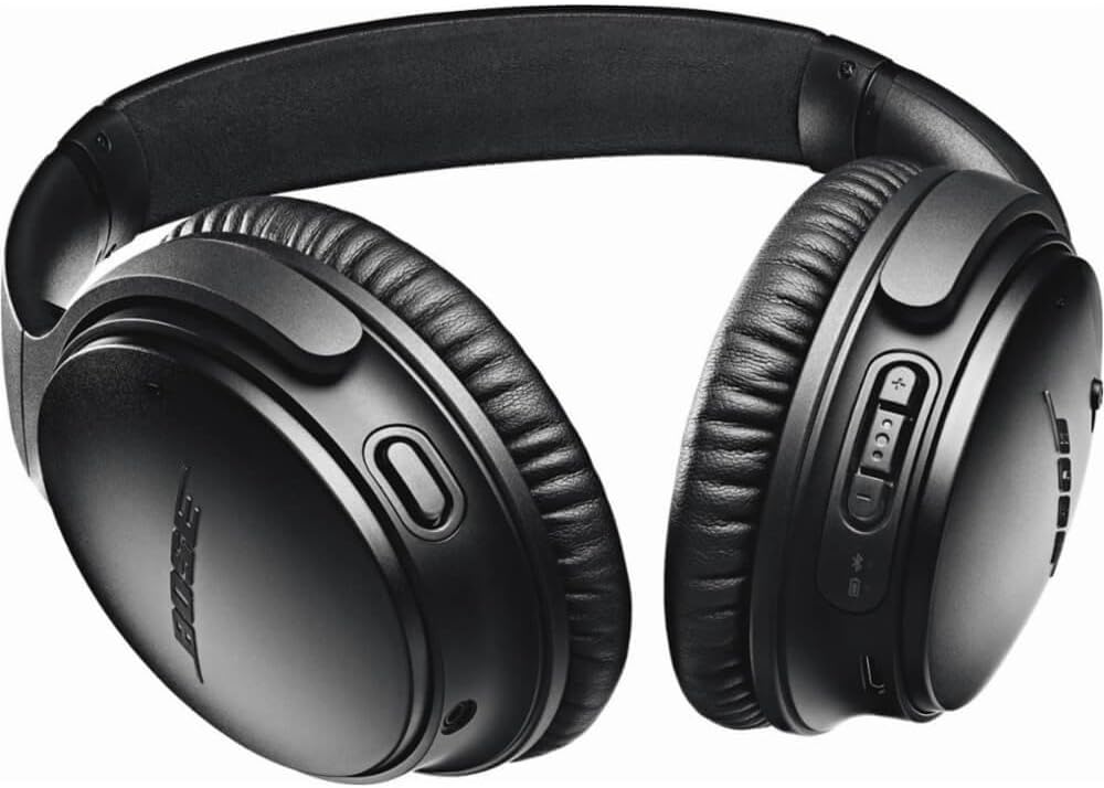Bose QuietComfort 35 II Wireless Bluetooth Headphones, Noise-Cancelling, with Alexa Voice Control - Black
