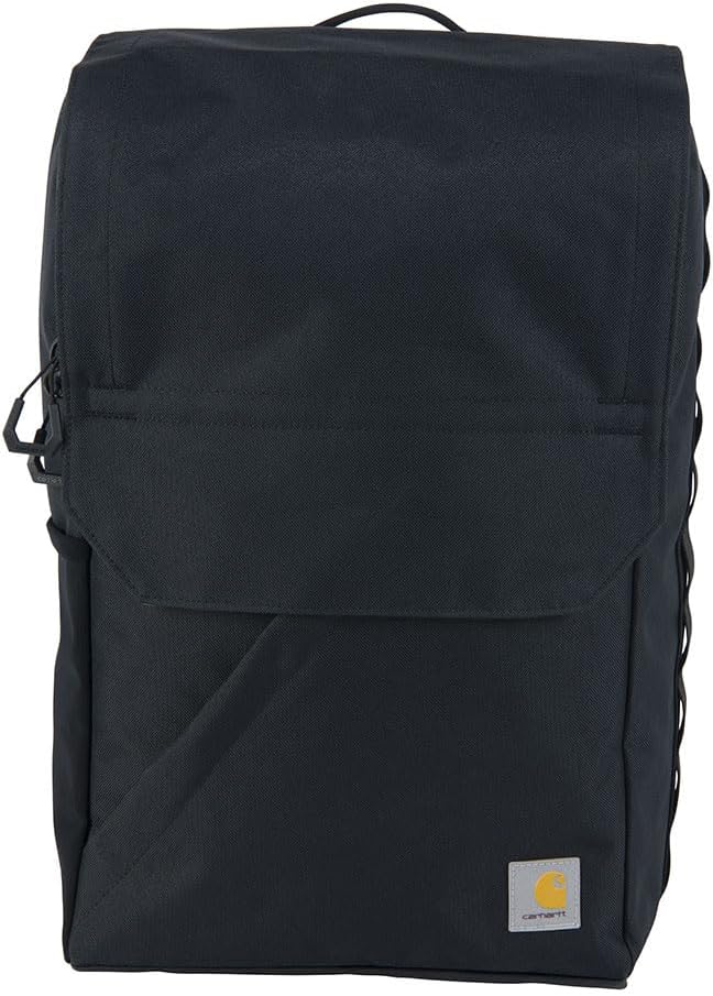 Top-Load Backpack, Durable Water Resistant Coated Canvas Base W/ 17" Laptop Sleeve, Black