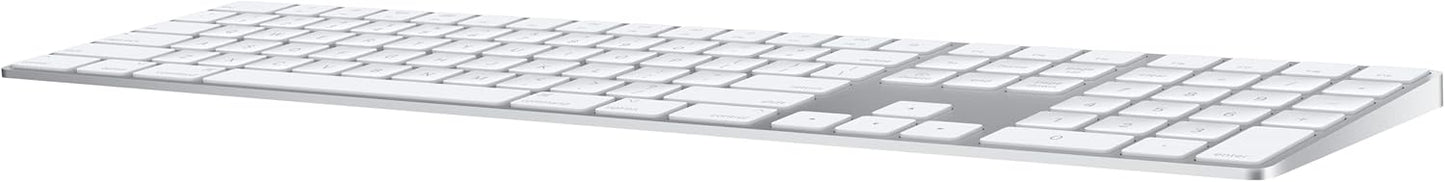 Apple Magic Keyboard with Numeric Keypad: Wireless, Bluetooth, Rechargeable. Works with Mac, iPad, or iPhone; US English - White