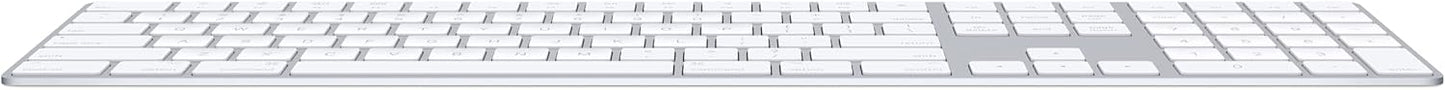 Apple Magic Keyboard with Numeric Keypad: Wireless, Bluetooth, Rechargeable. Works with Mac, iPad, or iPhone; US English - White
