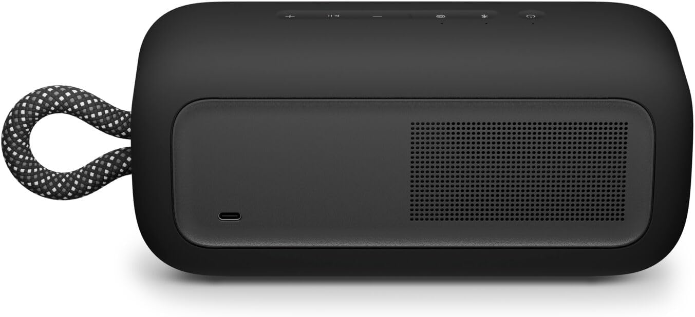 Bose SoundLink Plus Portable Bluetooth Speaker, Wireless Outdoor Speaker, Up to 20 Hours Battery Life, Waterproof and Dustproof, Black