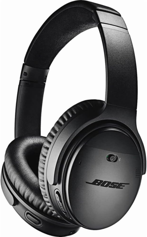Bose QuietComfort 35 II Wireless Bluetooth Headphones, Noise-Cancelling, with Alexa Voice Control - Black