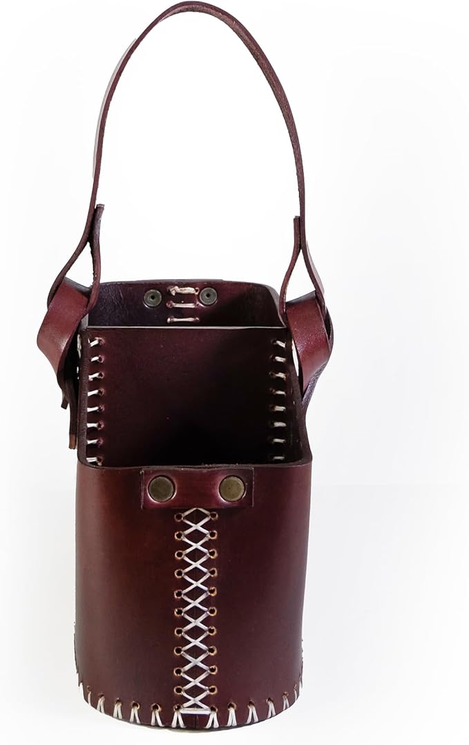 Simple Leather Mate Bag – Handmade in Argentina – Premium Leather Mate Bag for Carrying Mate