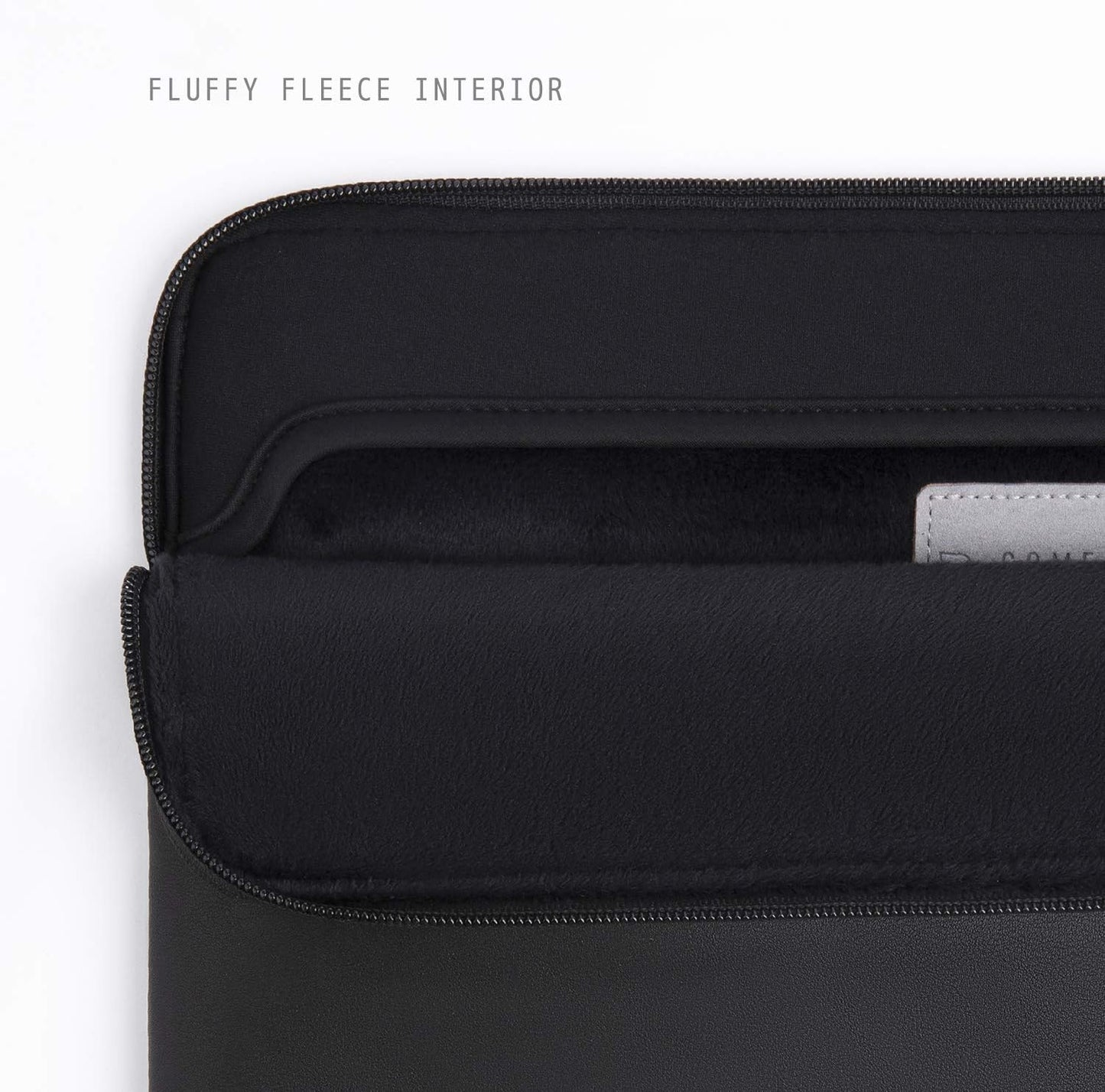 Slim Protective Laptop Sleeve Compatible with 13/13.3/14 Inch MacBook Air & MacBook Pro, Mac Travel Case, Laptop Pouch, Slim PU Leather Cover M5/M4/M3/M2/M1 2025-2021, Black