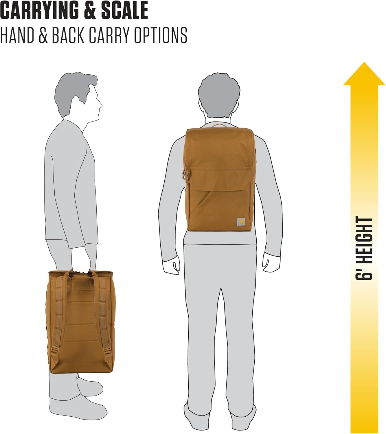 Top-Load Backpack, Durable Water Resistant Coated Canvas Base W/ 17" Laptop Sleeve, Black