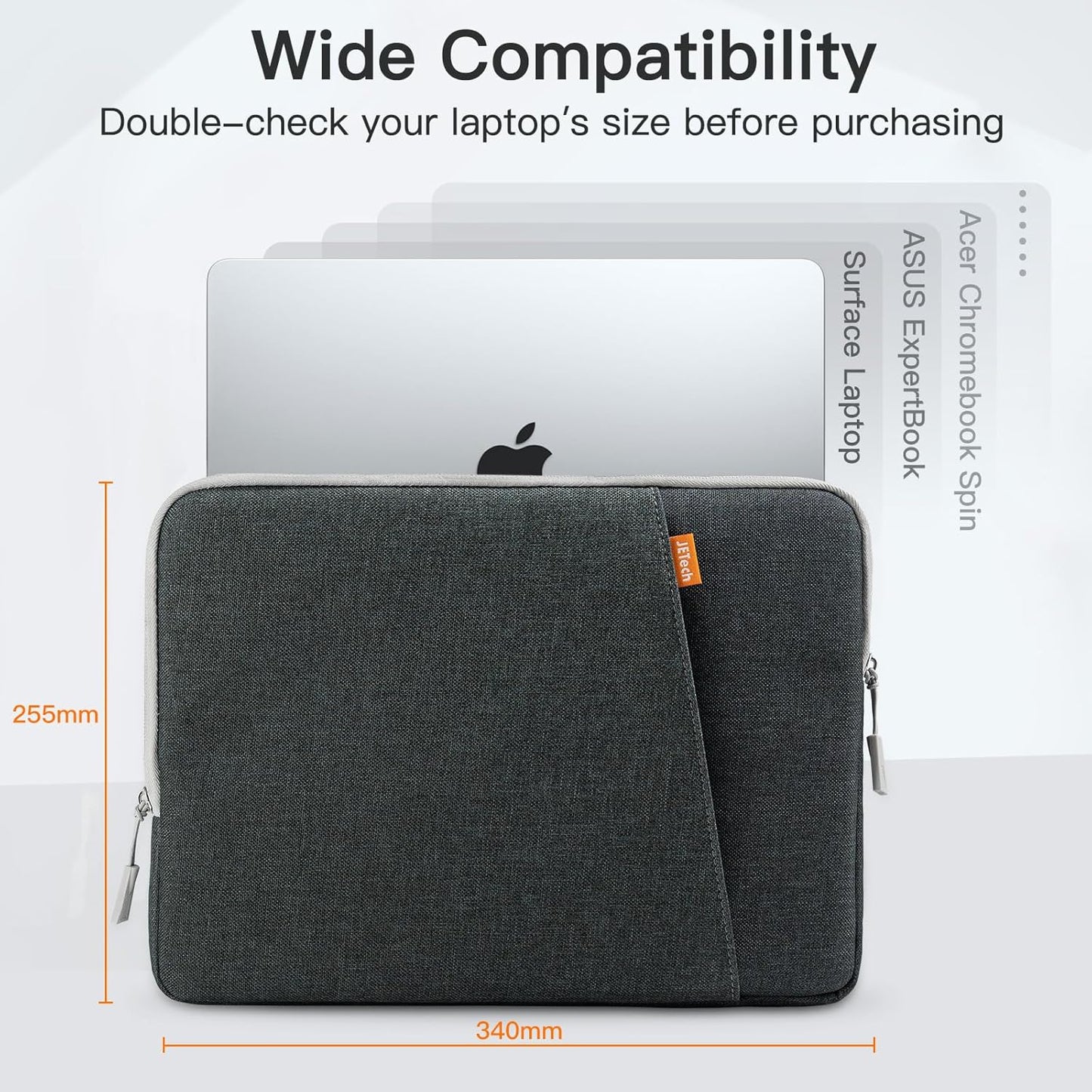 Laptop Sleeve for 13-14Inch MacBook Air/Pro (M5/M4/M3/M2/M1) 2020-2025, 13-13.6 Inch Notebook, Waterproof Shock Resistant Bag Case