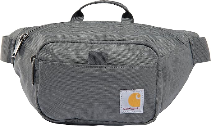 Classic Adjustable Sling Bag, Durable, 600-Denier Water Resistant Hip Pack Gray