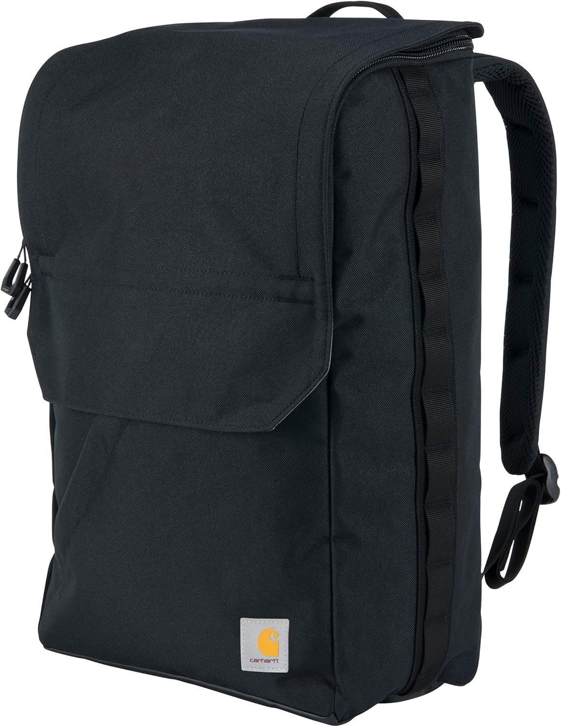 Top-Load Backpack, Durable Water Resistant Coated Canvas Base W/ 17" Laptop Sleeve, Black
