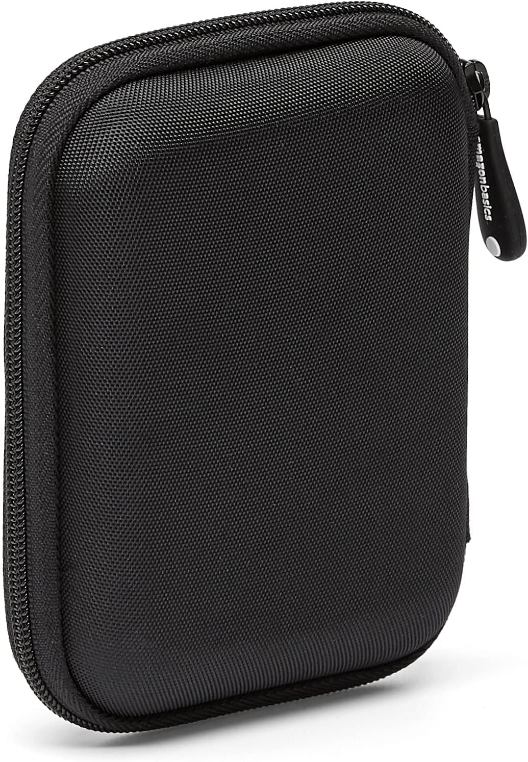 Small Hard Shell Portable External Hard Drive Carrying Case with Mesh Pocket for My Passport Essential, Black