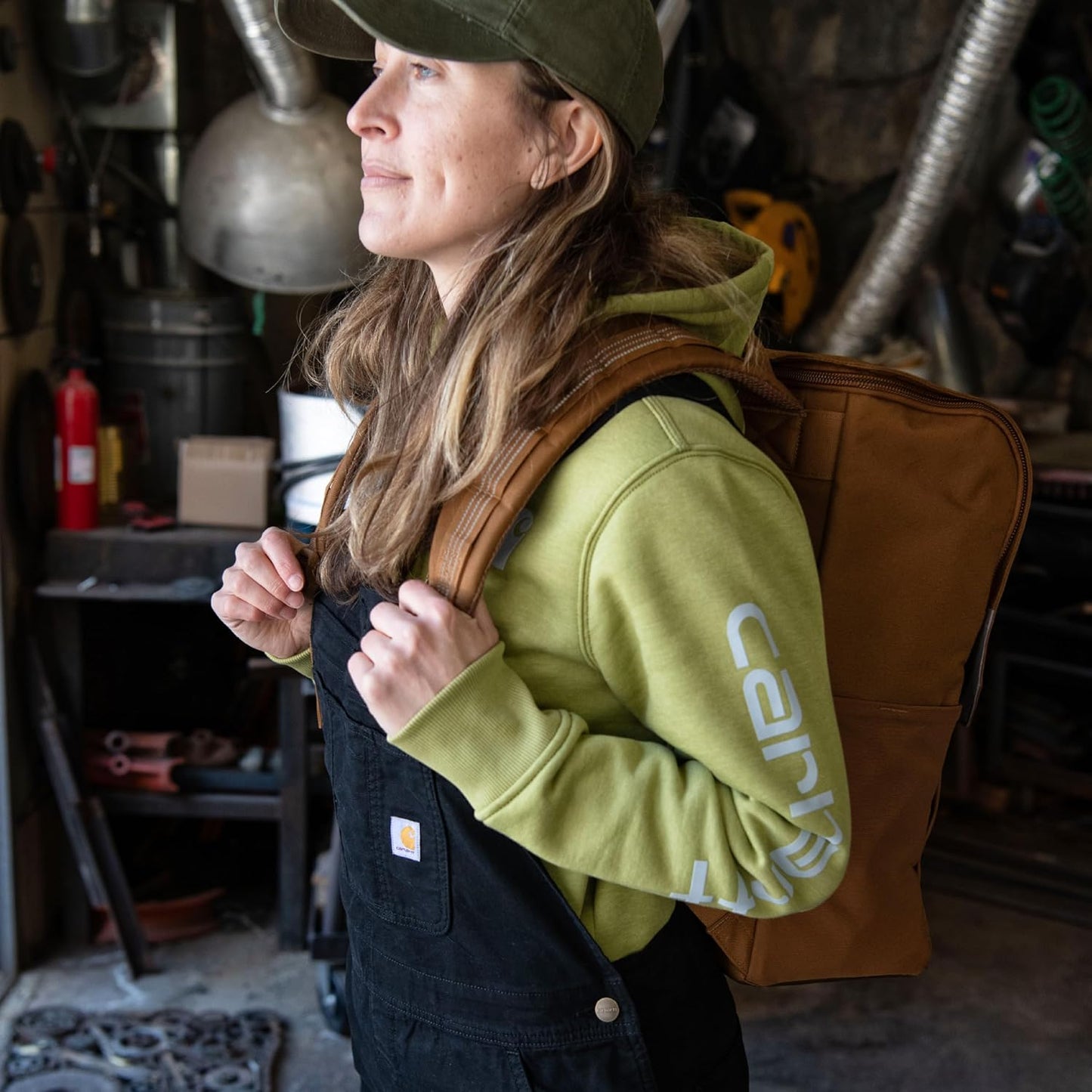 Top-Load Backpack, Durable Water Resistant Coated Canvas Base W/ 17" Laptop Sleeve, Black