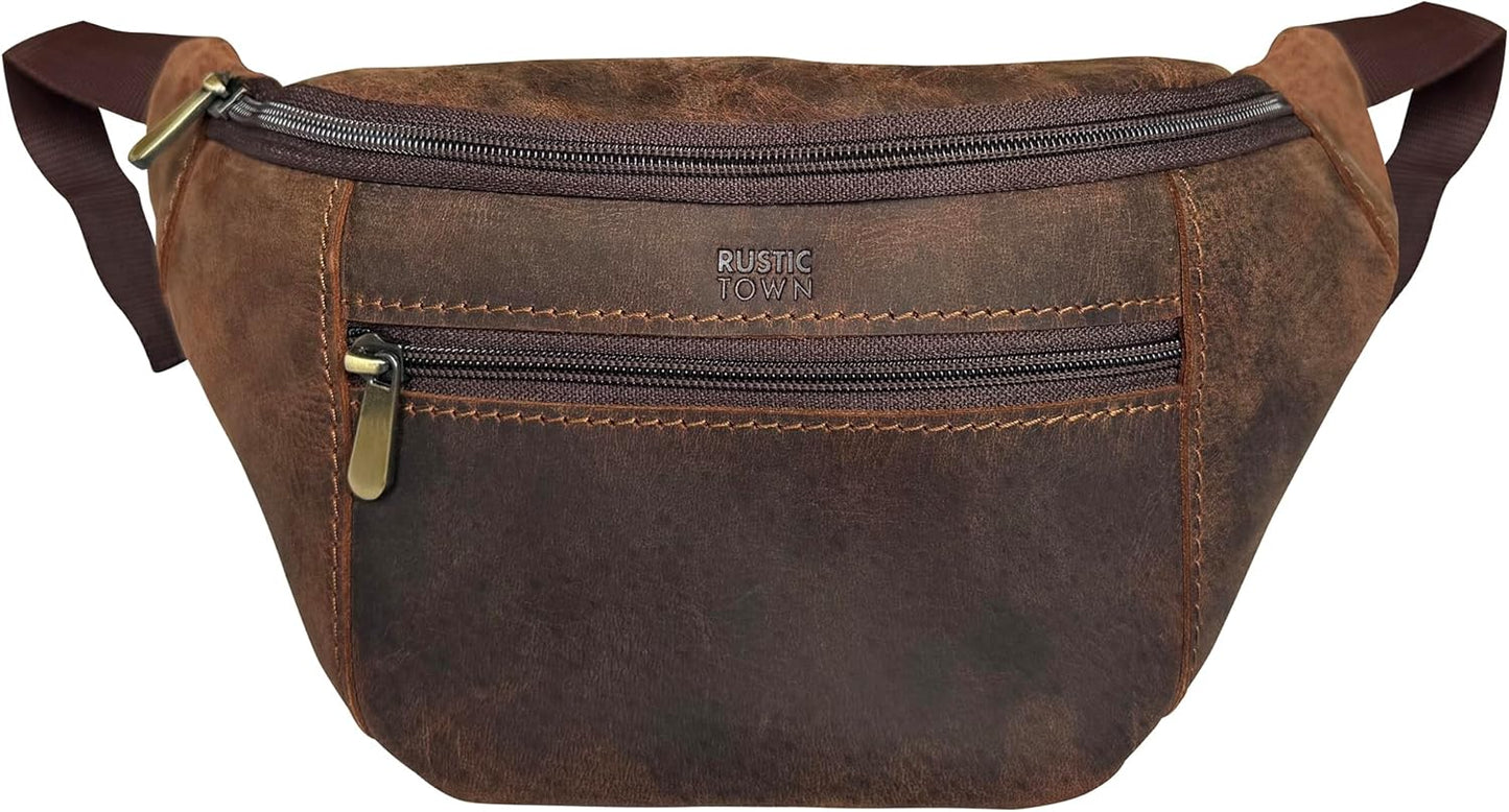 Leather Waist Bag for men and women