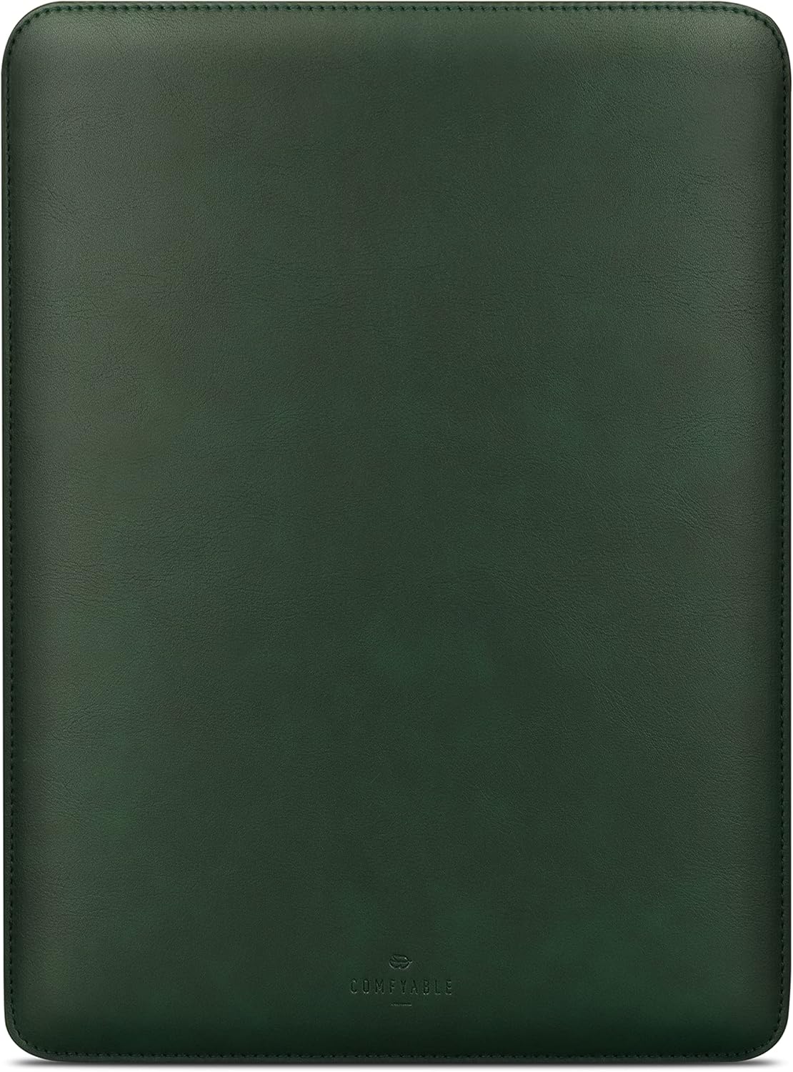 Laptop Sleeve 13 Inch Precisely Compatible with MacBook Air M4 2025-2018 & MacBook Pro M2 2022 M1 2020-2016, Faux Leather Cover Case, Green