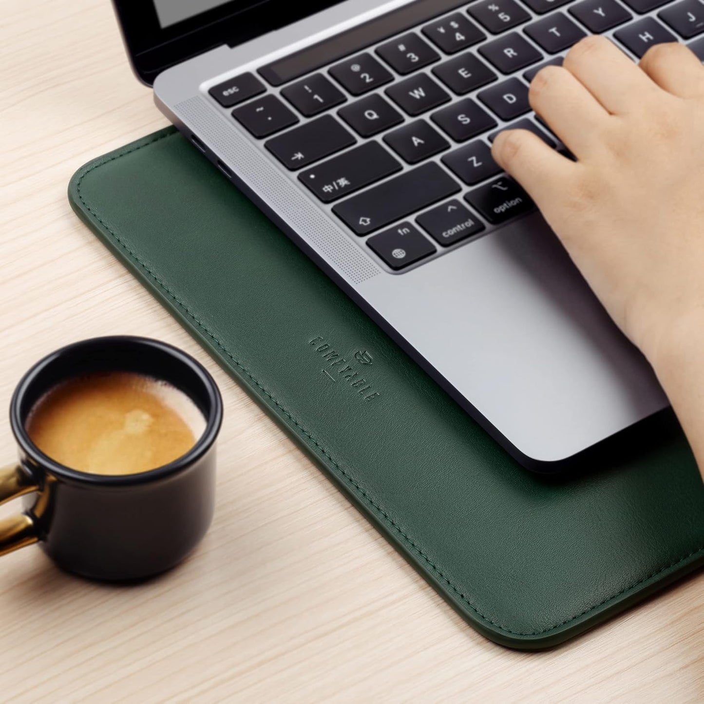 Laptop Sleeve 13 Inch Precisely Compatible with MacBook Air M4 2025-2018 & MacBook Pro M2 2022 M1 2020-2016, Faux Leather Cover Case, Green