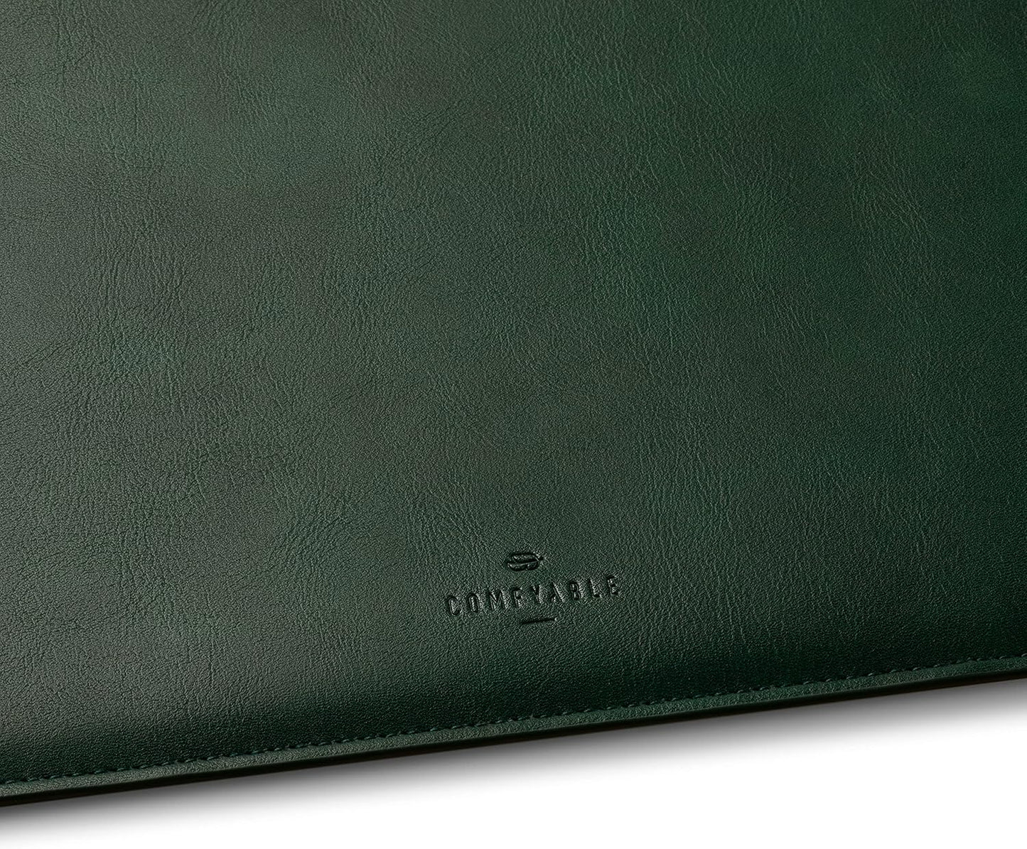 Laptop Sleeve 13 Inch Precisely Compatible with MacBook Air M4 2025-2018 & MacBook Pro M2 2022 M1 2020-2016, Faux Leather Cover Case, Green