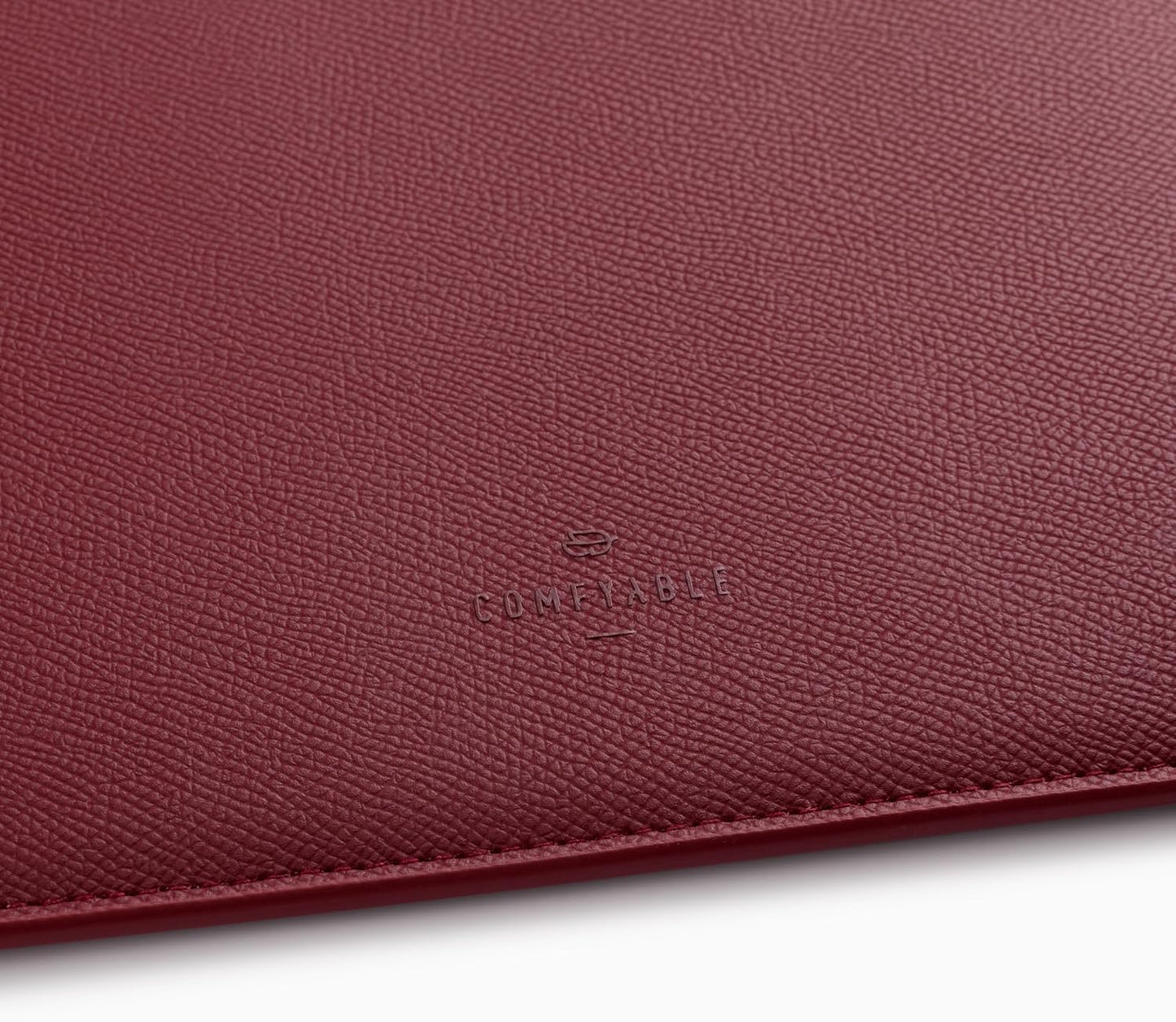 Laptop Sleeve 13 Inch Precisely Compatible with MacBook Air M4 2025-2018 & MacBook Pro M2 2022 M1 2020-2016, Genuine Leather Cover Case, Wine Red