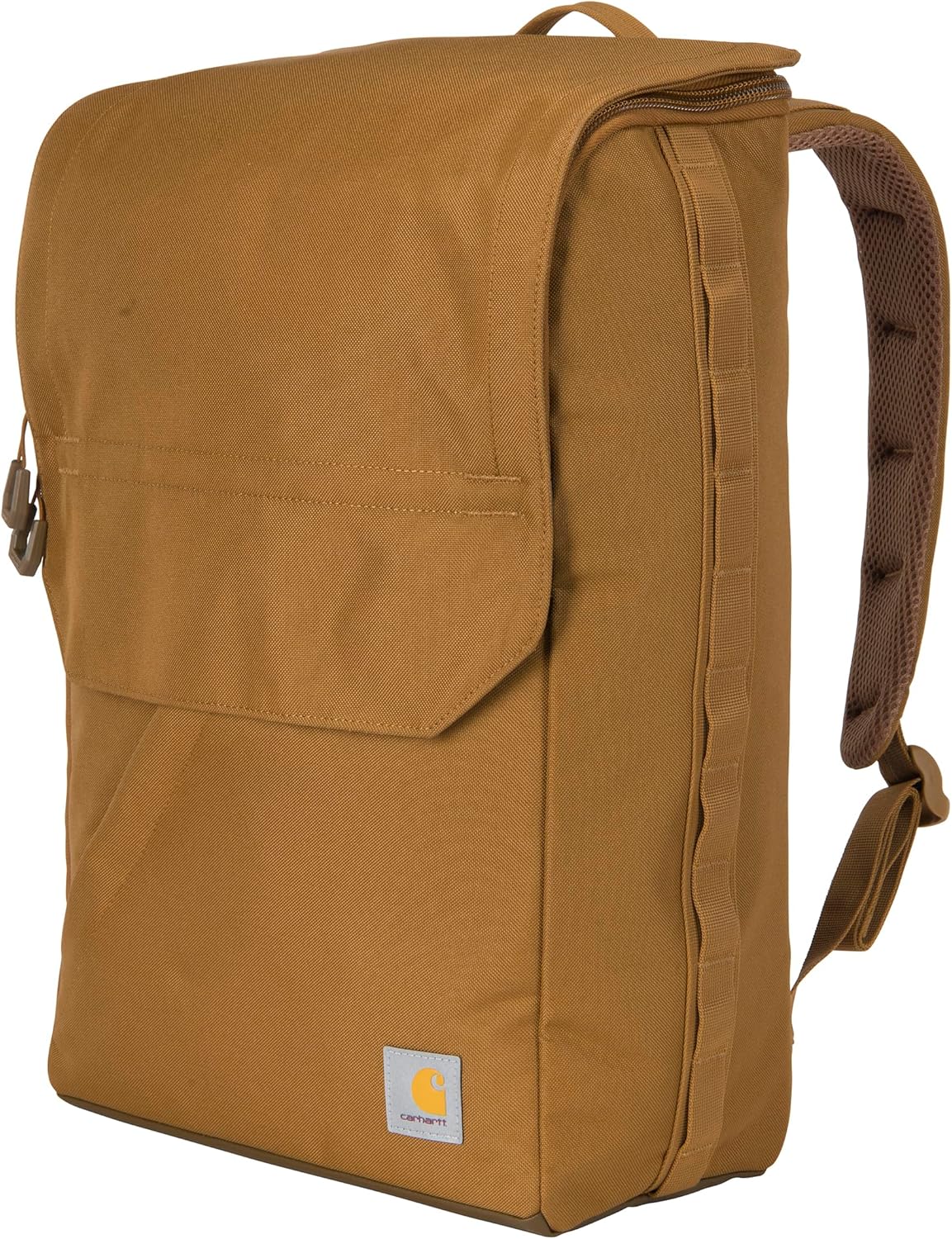 Top-Load Backpack, Durable Water Resistant Coated Canvas Base W/ 17" Laptop Sleeve, Brown