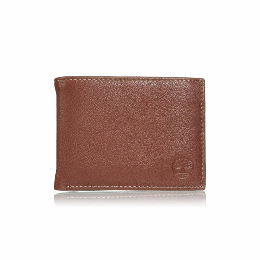 Timberland Men's RFID Security Wallet with Genuine Leather Card Holder, Brown
