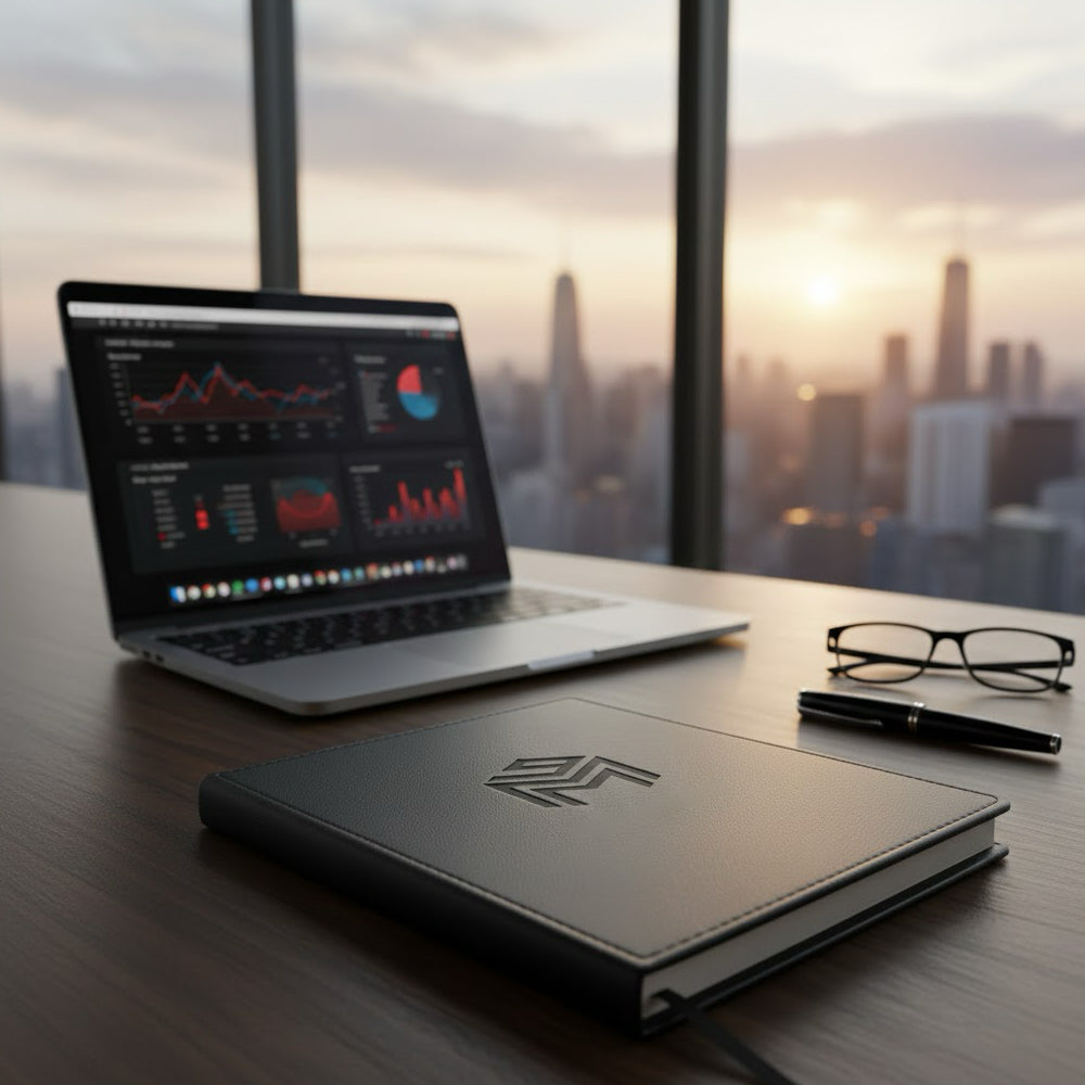 Personalized Journal Notebook Gift Set Engraved Text Logo Image, A5 Business Custom Notebook with Pen & Box, Idea Gift for Birthday College Corporate Office