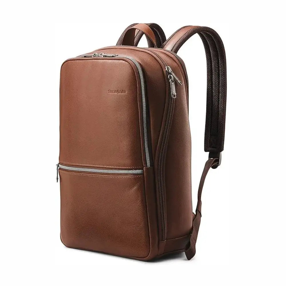 Samsonite Classic Slim Leather Backpack