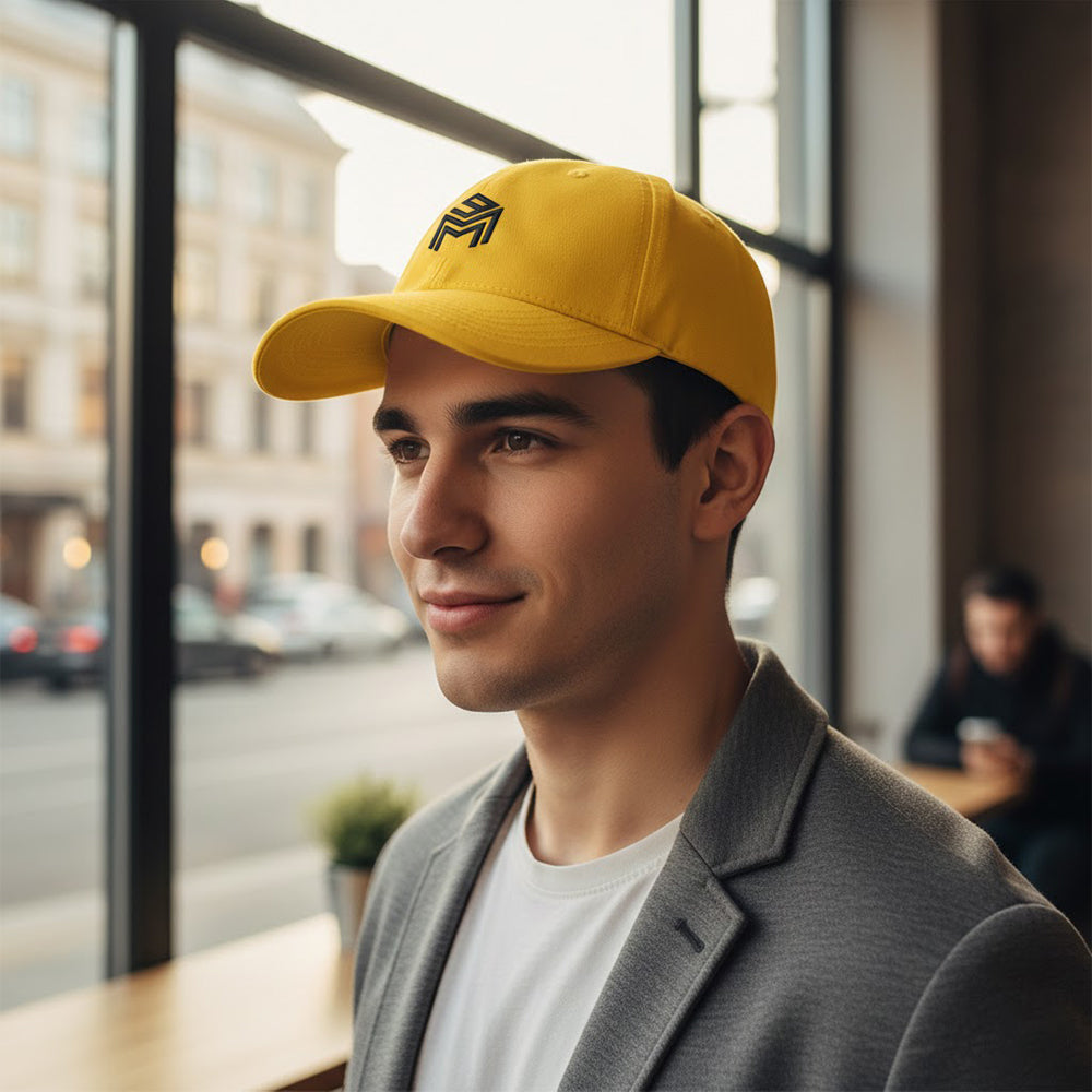 Icon Hat for you or Your Company Brand (Yellow)